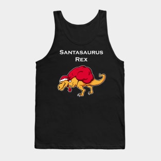 Santasaurus Rex Funny Dinosaur Christmas Holiday Party T-Rex X-Mas Tank Top